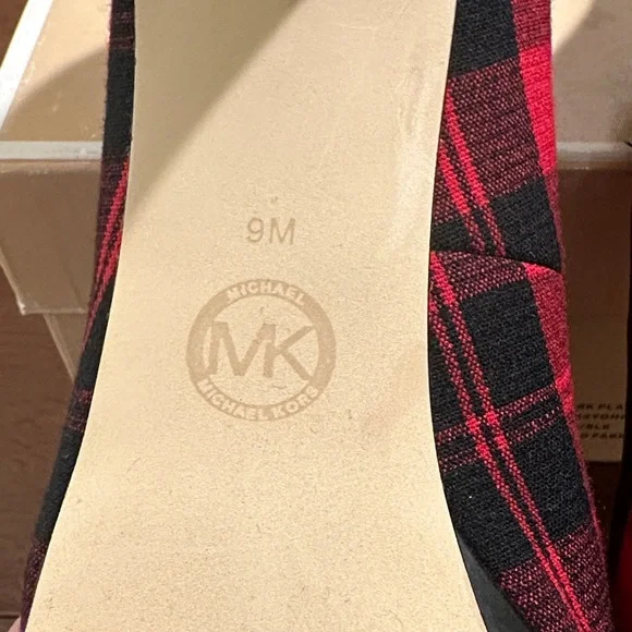 Michael Kors Plaid Peep-Toe Heels ✨🌹 - Picture 5 of 9